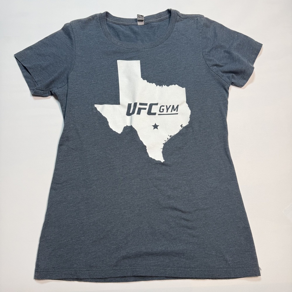 UFC Gym Texas Shirt Womens Medium Gray Next Level San‎ Antonio Dead Stock